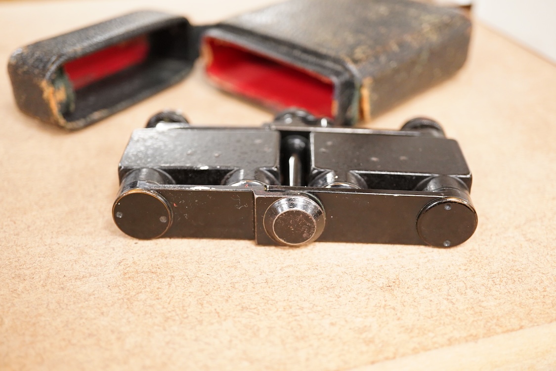A cased set of Zeiss Stenor binoculars
